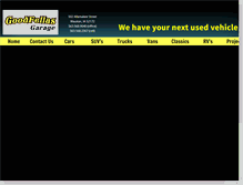 Tablet Screenshot of goodfellasgarage.com